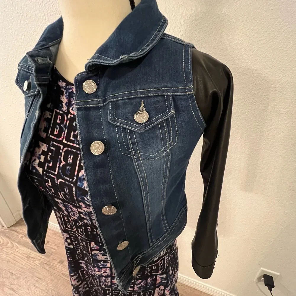bebe girls‎ dress with matching Jean jacket